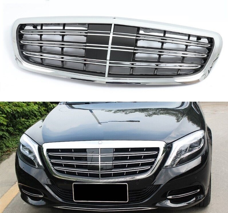 Решетка радиатора для Mercedes-Benz S-Класс W222, C217, A217 2013-2017