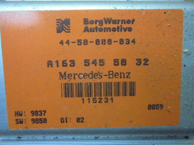 Блок управления раздаточной коробки для Mercedes-Benz M-Класс W163 1997-2001