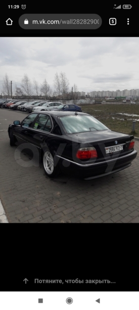 BMW 7 серия E38, 2001 г.