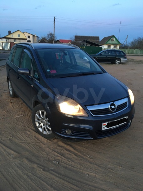 Opel Zafira B, 7 мест, 2005 г.