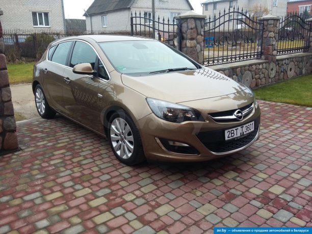 Opel Astra J · Рестайлинг, 2013 г.