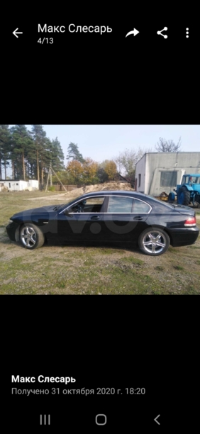 BMW 7 серия E65, 2002 г.