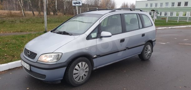 Opel Zafira A, 7 мест, 1999 г.