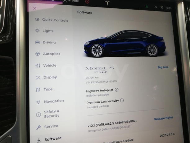 Tesla Model S I · Рестайлинг, 2016 г.