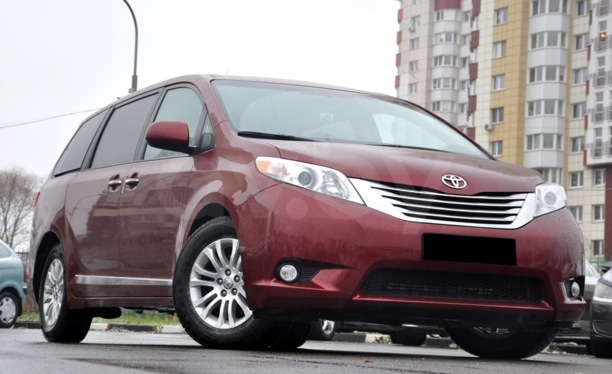 Toyota Sienna III (XL30), 7 мест, 2017 г.