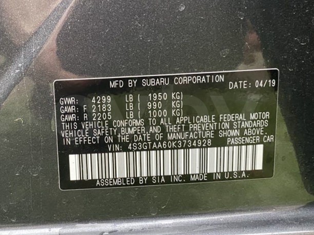 Subaru Impreza V · Рестайлинг, 2019 г.