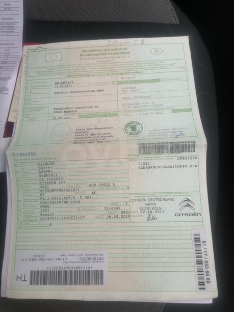 Citroen C3 Picasso I, 2010 г.