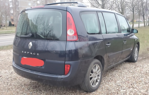 Renault Grand Espace IV, 5 мест, 2002 г.