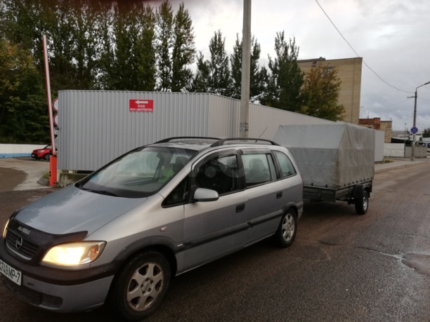 Opel Zafira A, 7 мест, 2002 г.