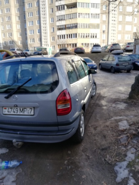 Opel Zafira A, 7 мест, 2002 г.