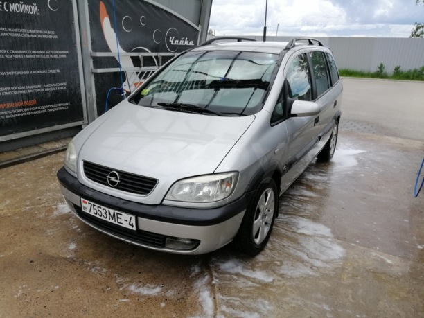 Opel Zafira A, 7 мест, 2000 г.
