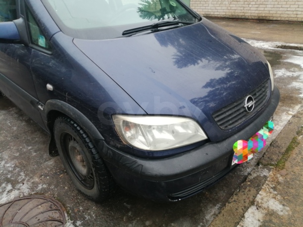 Opel Zafira A, 7 мест, 2000 г.