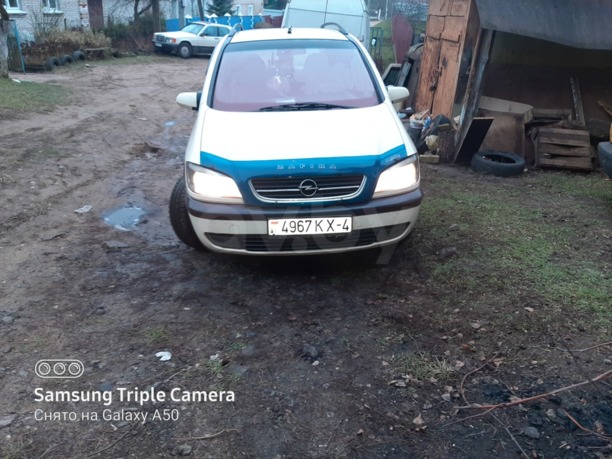 Opel Zafira A, 7 мест, 2001 г.