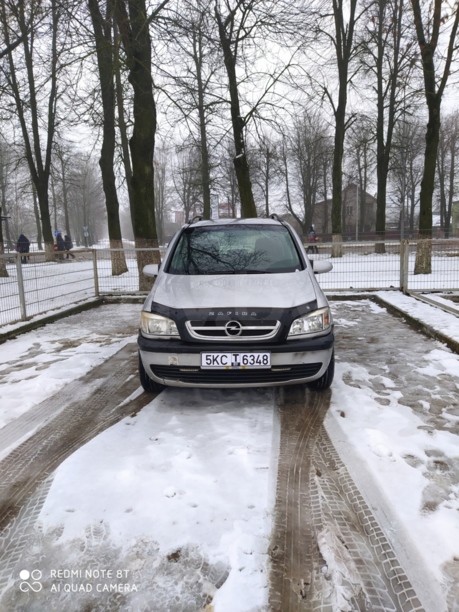 Opel Zafira A, 7 мест, 1999 г.