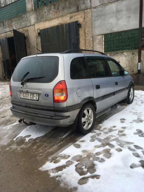 Opel Zafira A, 7 мест, 2002 г.