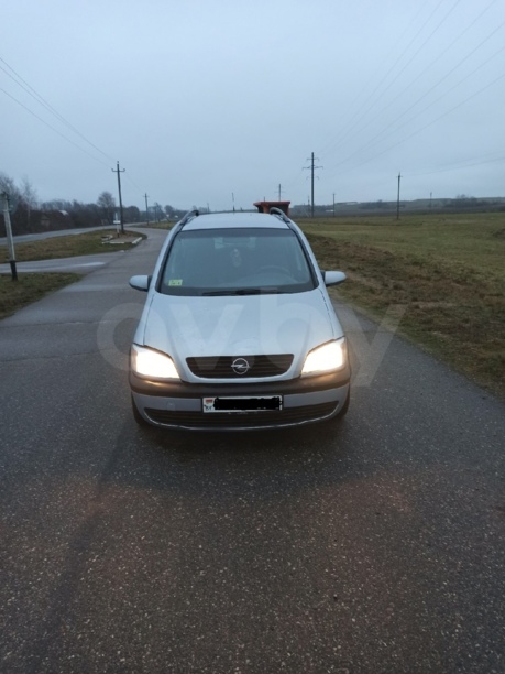 Opel Zafira A, 7 мест, 2002 г.