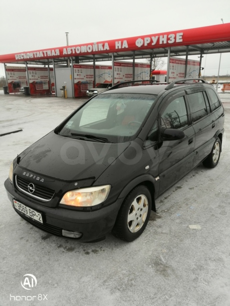 Opel Zafira A, 7 мест, 2002 г.
