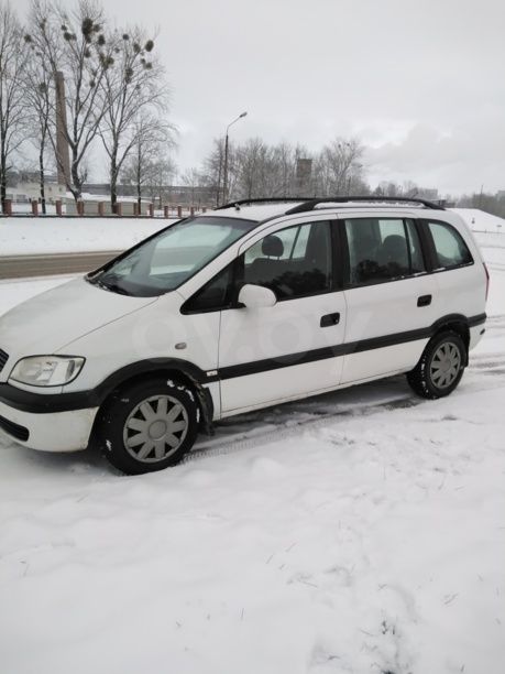 Opel Zafira A, 7 мест, 2002 г.