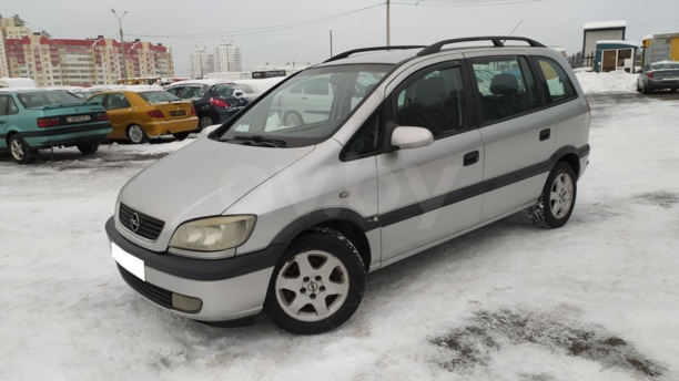Opel Zafira A, 7 мест, 2000 г.