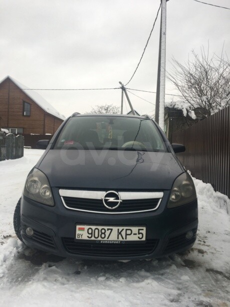 Opel Zafira B, 7 мест, 2005 г.