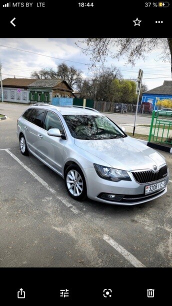 Skoda Superb II · Рестайлинг, 2013 г.