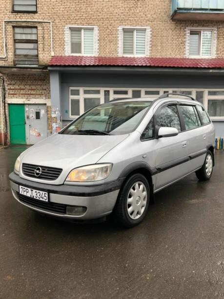 Opel Zafira A, 7 мест, 2002 г.