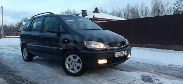 Opel Zafira A, 7 мест, 2001 г.