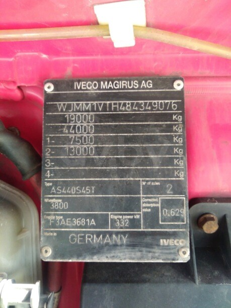 Iveco Stralis As 440 s45, 2008 г.