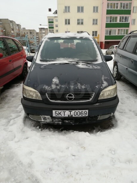 Opel Zafira A, 7 мест, 2002 г.