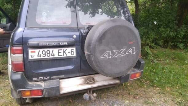 Nissan Patrol Y61, 5 мест, 2000 г.