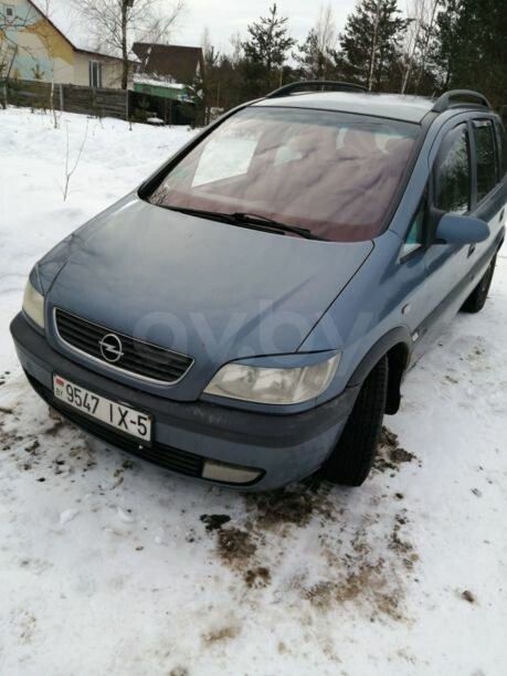 Opel Zafira A, 7 мест, 2000 г.