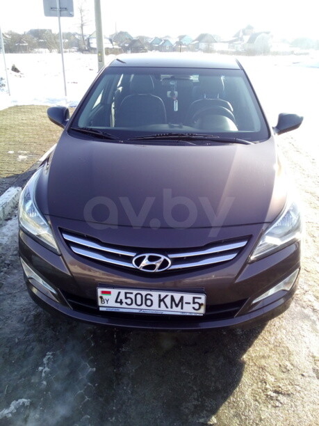 Hyundai Solaris I · Рестайлинг, 2014 г.