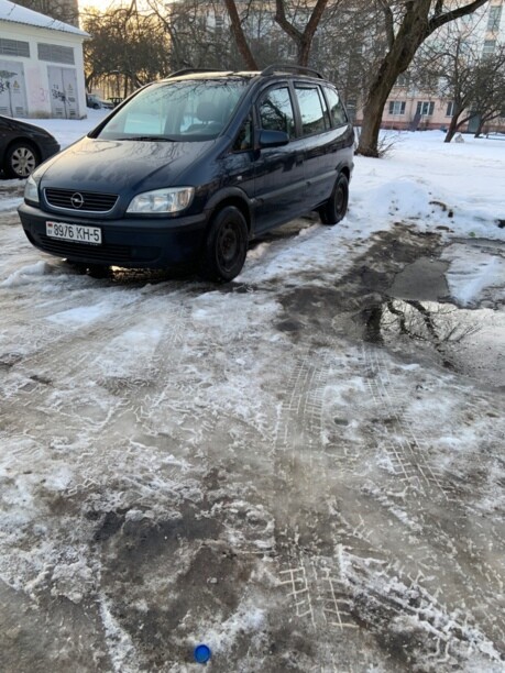 Opel Zafira A, 7 мест, 2002 г.