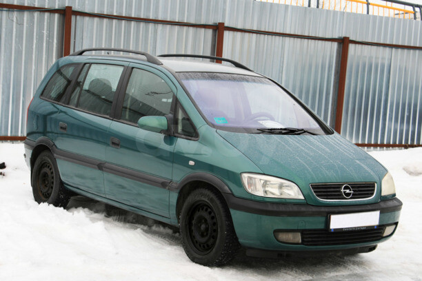 Opel Zafira A, 7 мест, 2001 г.