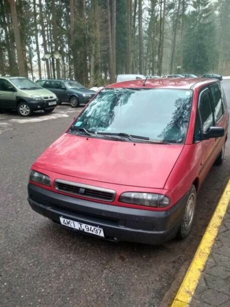 Fiat Ulysse I · Рестайлинг, 7 мест, 1998 г.