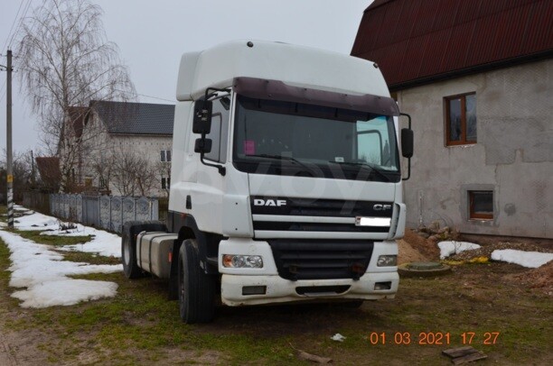 DAF CF 85 Тягач+самосвальный полуприцеп, 2002 г.