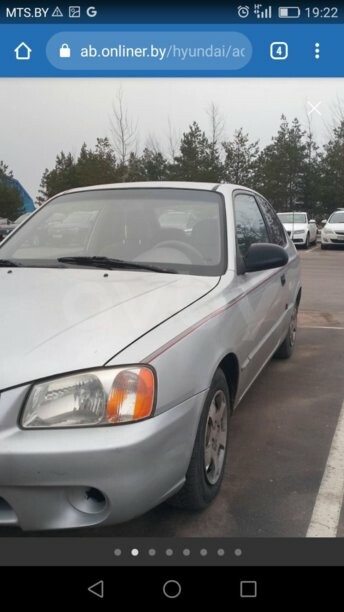 Hyundai Accent LC, 2000 г.