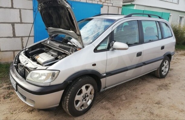 Opel Zafira A, 7 мест, 1999 г.