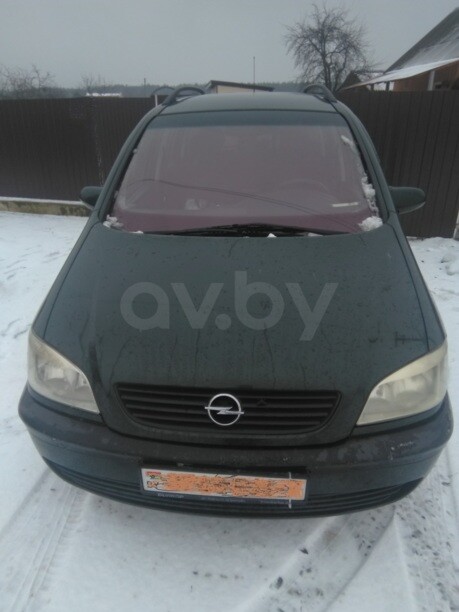Opel Zafira A, 7 мест, 2001 г.