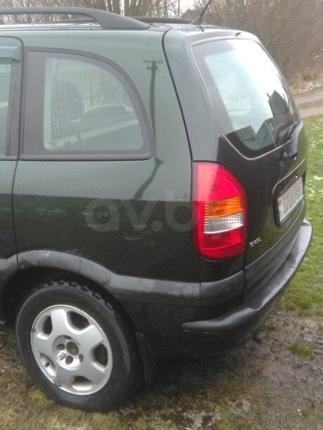 Opel Zafira A, 7 мест, 2001 г.