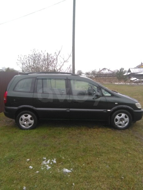 Opel Zafira A, 7 мест, 2001 г.