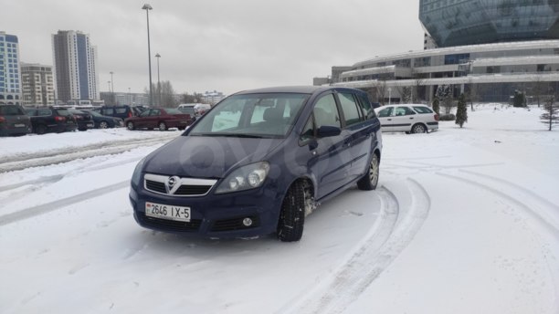Opel Zafira B, 7 мест, 2005 г.