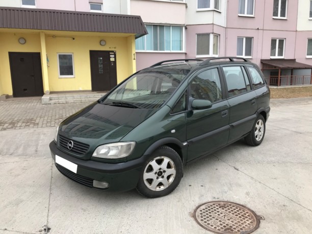 Opel Zafira A, 7 мест, 2000 г.