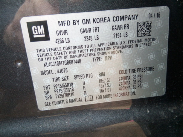 Buick Encore I, 2016 г.