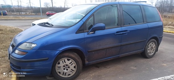 Fiat Ulysse II, 7 мест, 2004 г.