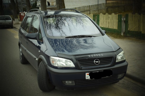 Opel Zafira A, 7 мест, 2000 г.