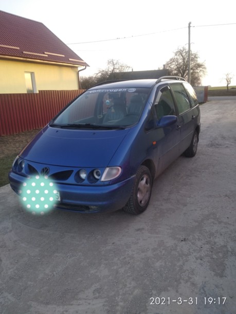 Volkswagen Sharan I, 7 мест, 1996 г.