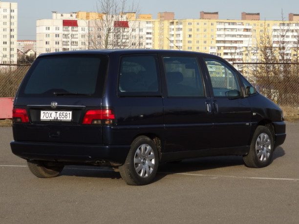 Peugeot 806 221 · Рестайлинг, 7 мест, 1999 г.