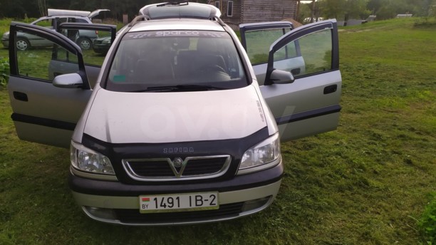 Opel Zafira A, 7 мест, 1999 г.