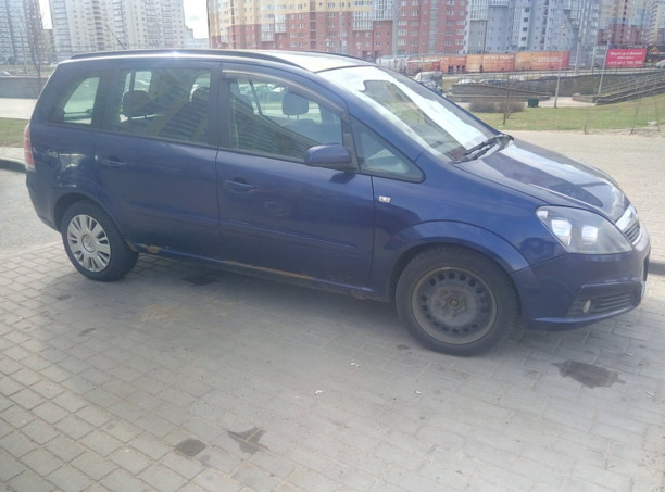 Opel Zafira B, 7 мест, 2007 г.